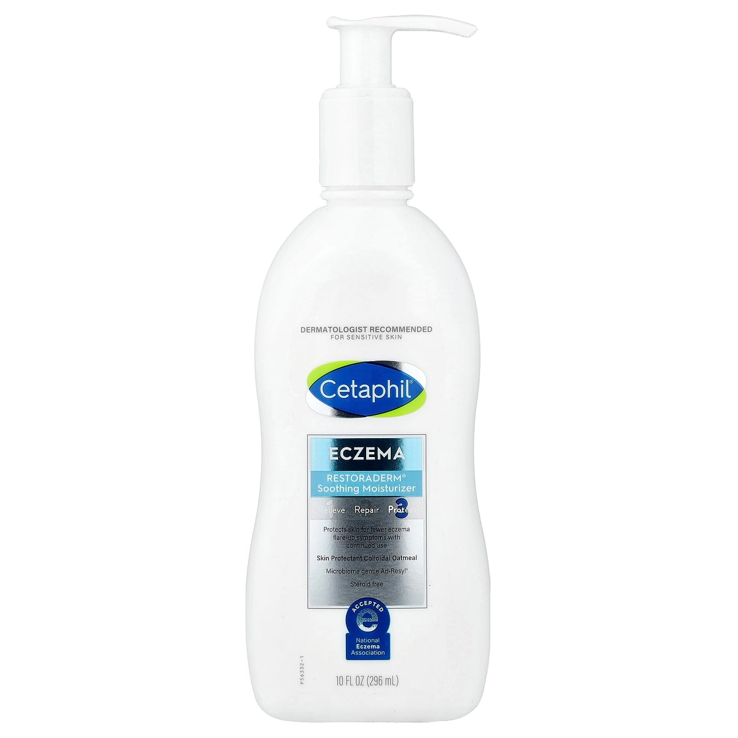 Cetaphil Eczema Restoraderm Soothing Moisturizer for Sensitive Skin - 10 fl oz - Image 1