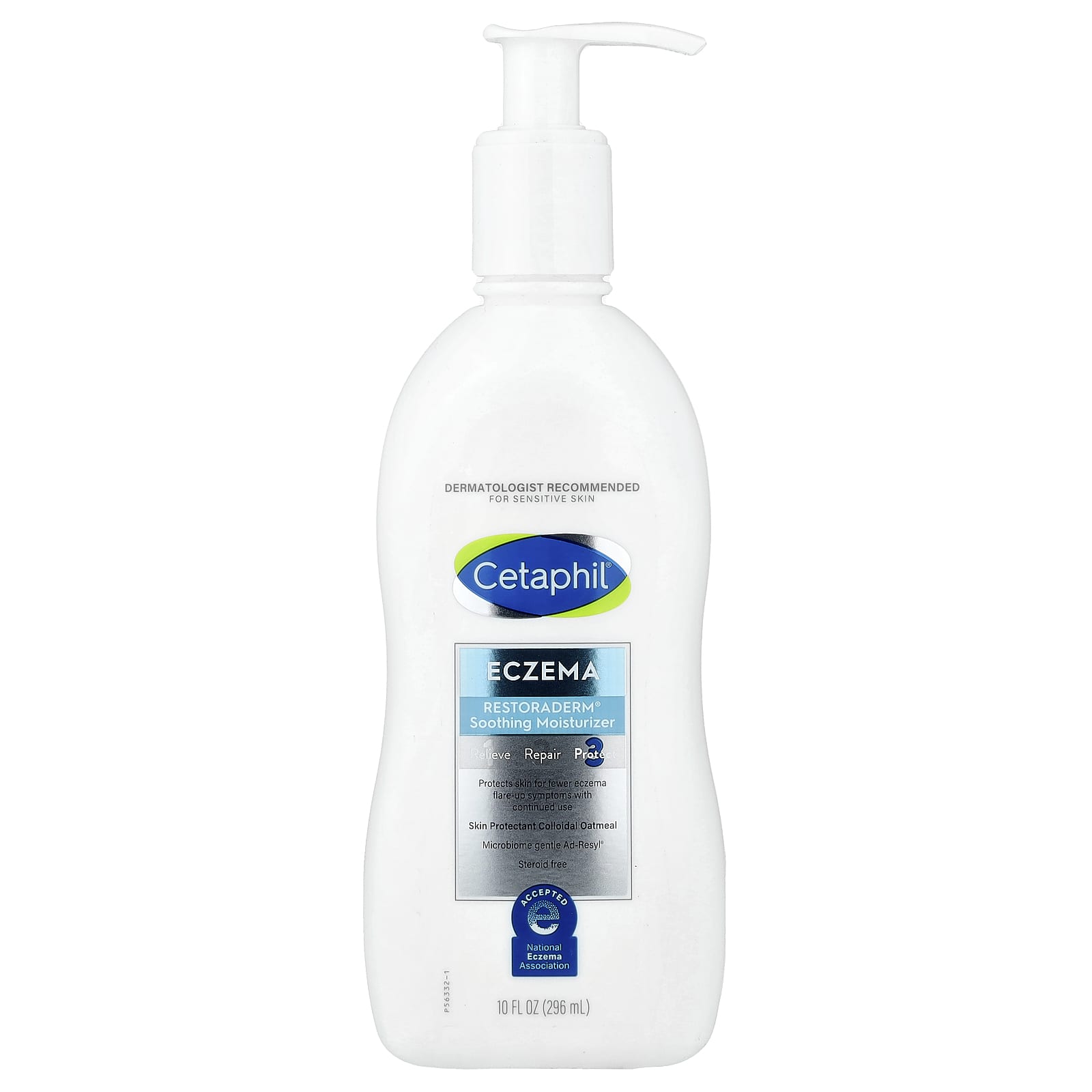 Cetaphil Eczema Restoraderm Soothing Moisturizer for Sensitive Skin - 10 fl oz - Image 1
