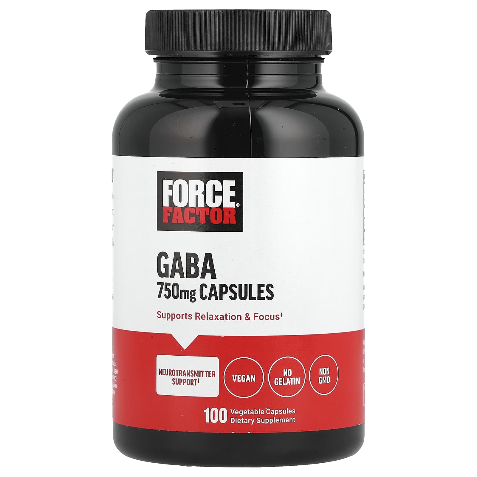 Force Factor GABA 750mg Relaxation Focus Support - Image 1