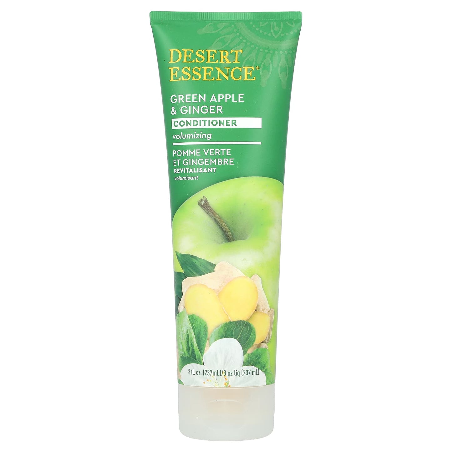 Desert Essence Volumizing Conditioner: Green Apple & Ginger for Fuller Hair - Image 1