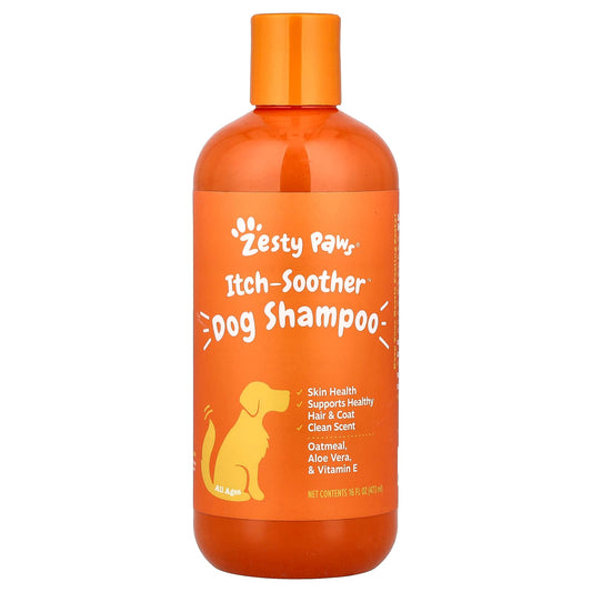 Zesty Paws, Itch-Soother™ Dog Shampoo, All Ages, Clean , 16 fl oz (473 ml) - Image 1