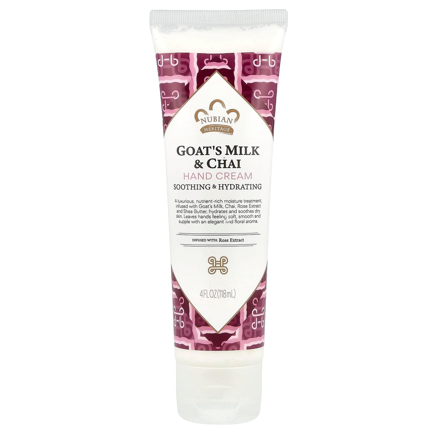 Nubian Heritage, Hand Cream, Goat's Milk & Chai, 4 fl oz (118 ml) - Image 1