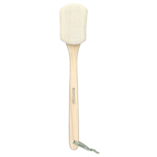 EcoTools Natural Loofah Bath Brush for Body, 1 Piece, Vegan & Cruelty-Free - Image 1