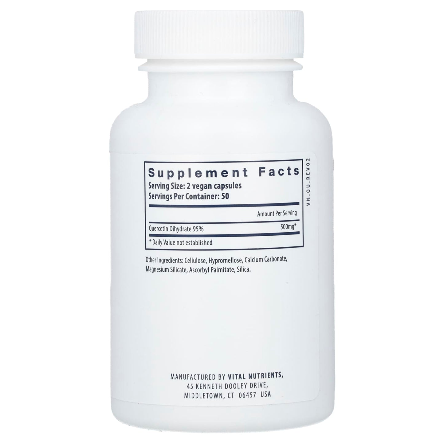 Vital Nutrients, Quercetin, 100 Vegan Capsules (250 mg per Capsule) - Image 2
