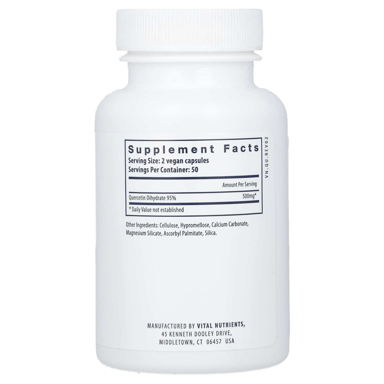 Vital Nutrients, Quercetin, 100 Vegan Capsules (250 mg per Capsule) - Image 2