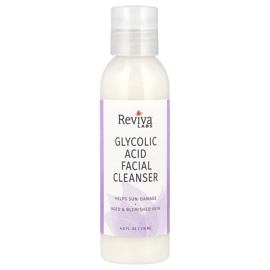 Reviva Labs, Glycolic Acid Facial Cleanser, 4 fl oz (118 ml) - Image 1