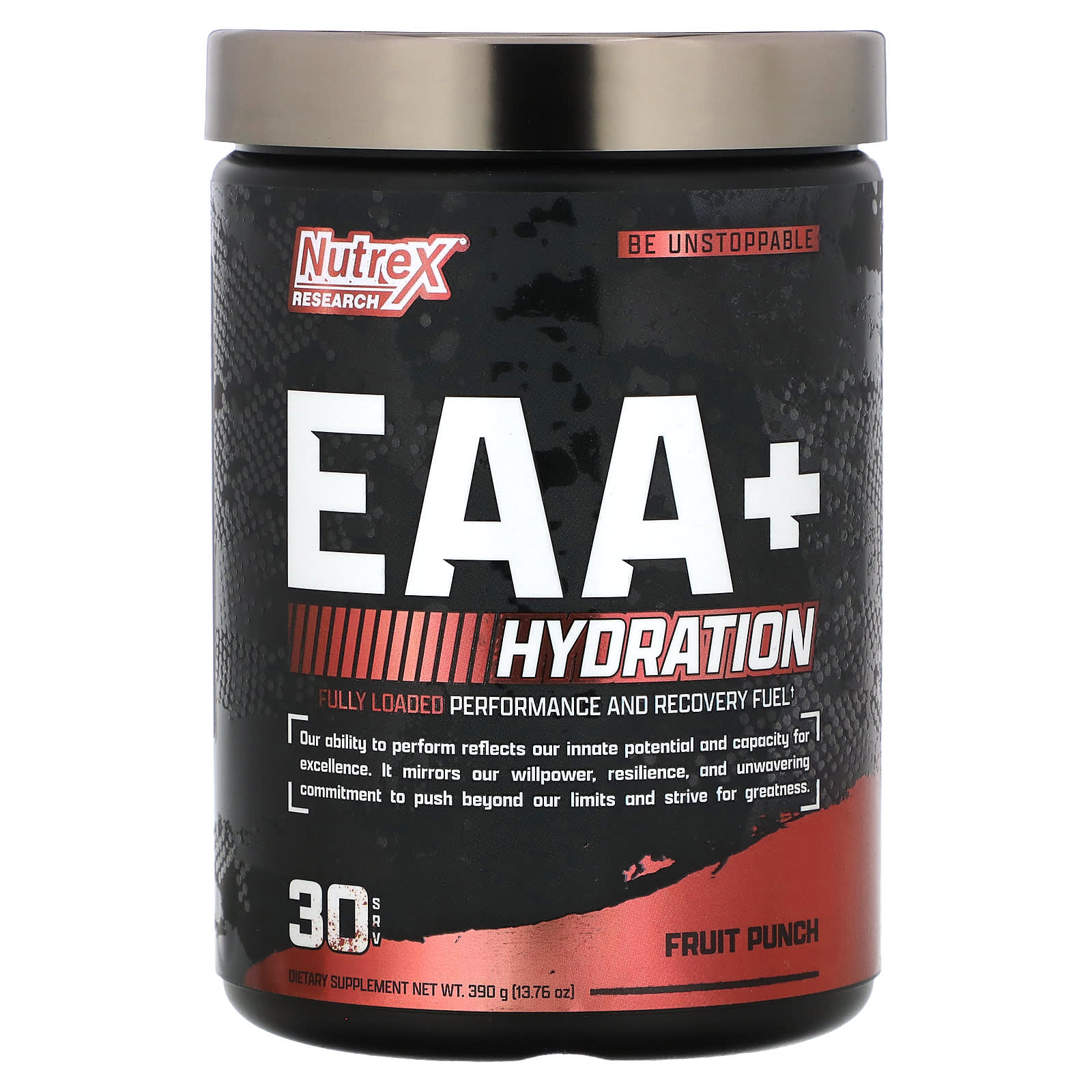 Nutrex Research, EAA+ Hydration, Fruit Punch, 13.76 oz (390 g) - Image 1