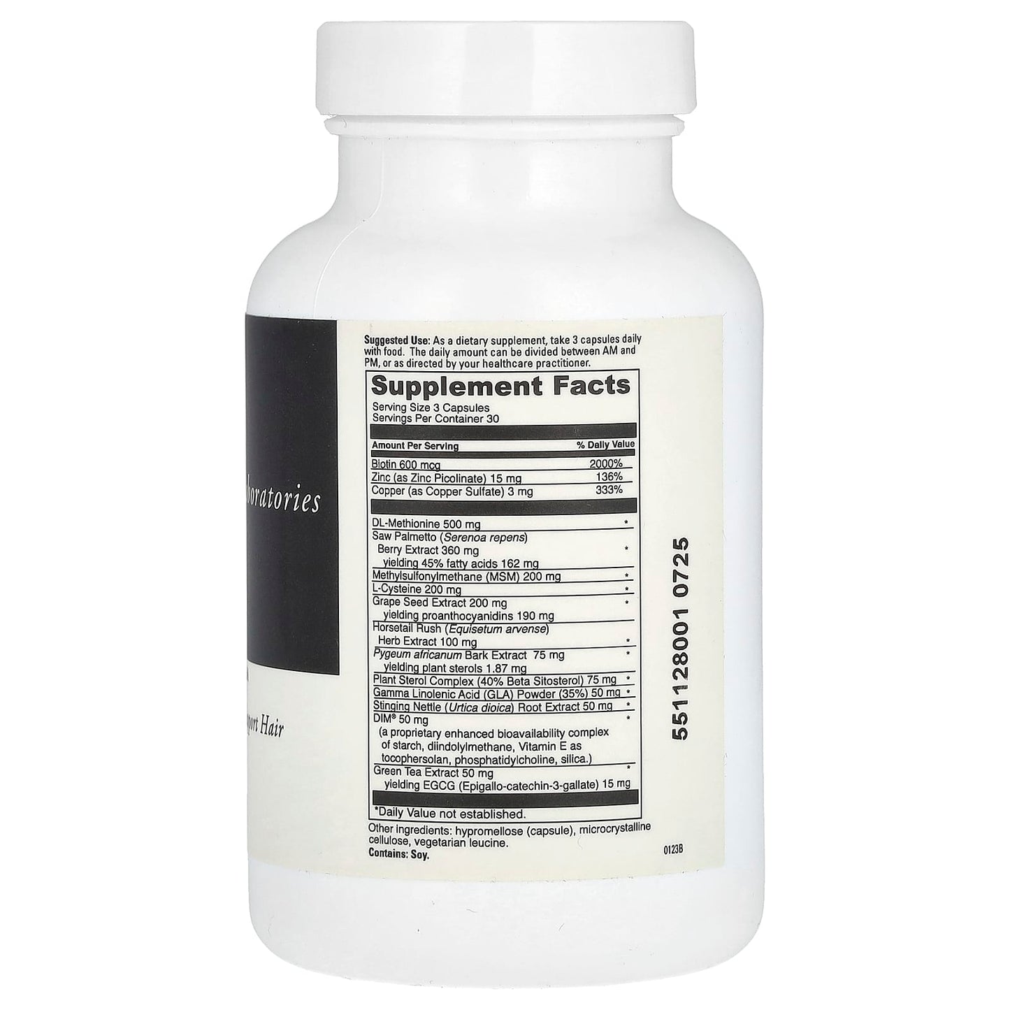 DaVinci Laboratories Hair Growth Supplement, 90 Capsules - Image 2