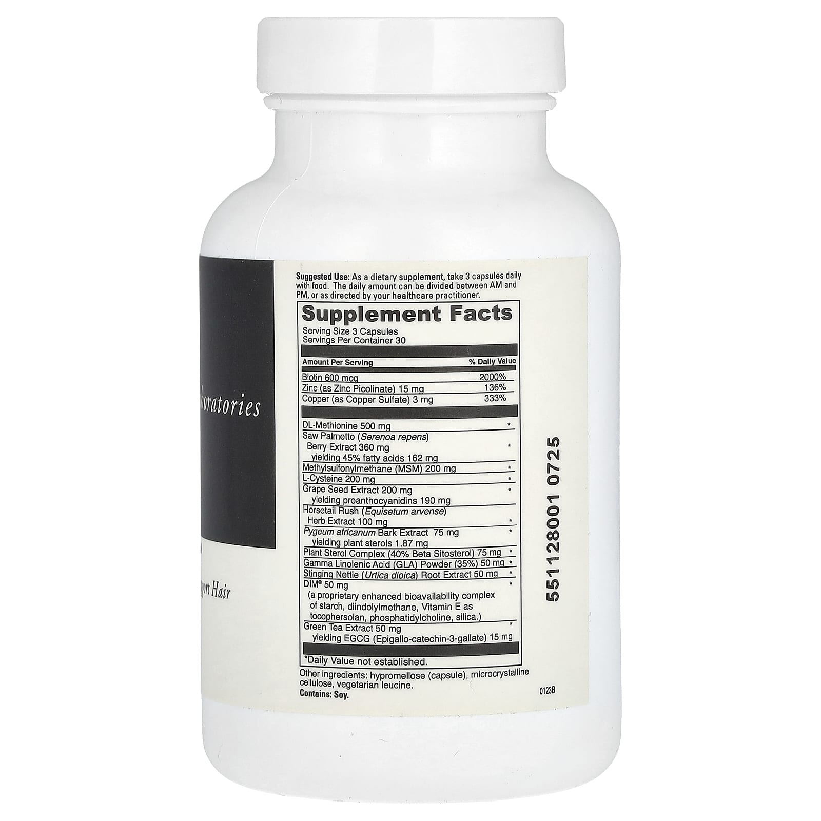 DaVinci Laboratories Hair Growth Supplement, 90 Capsules - Image 2