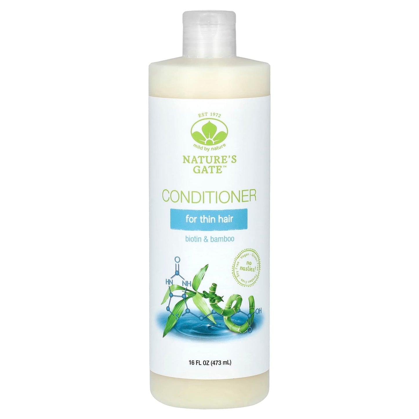 Biotin & Bamboo Conditioner for Thin Hair - Vegan, Cruelty-Free - Image 1