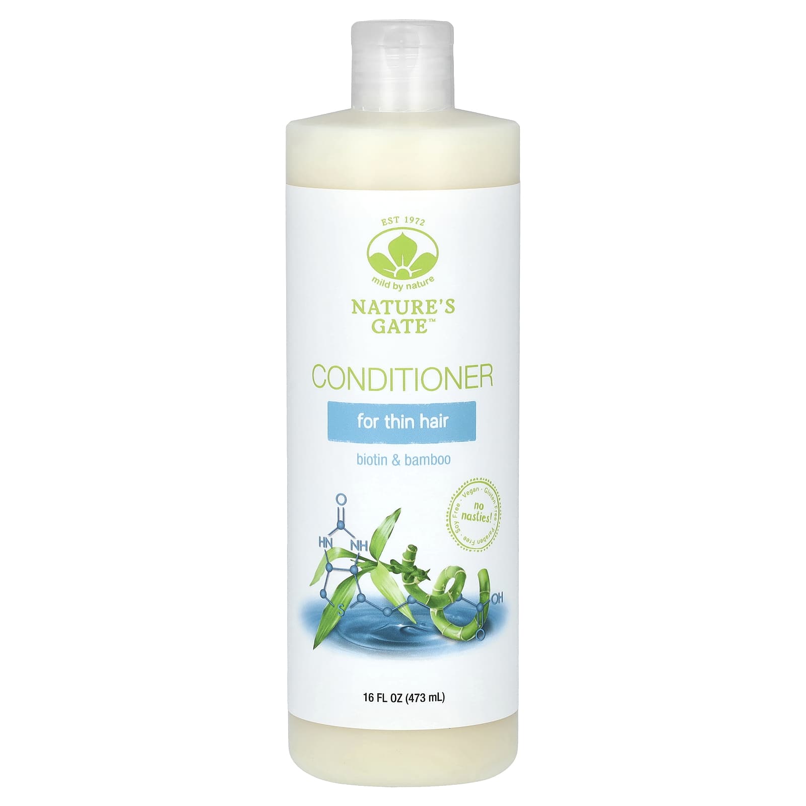 Biotin & Bamboo Conditioner for Thin Hair - Vegan, Cruelty-Free - Image 1