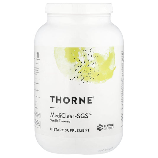 Thorne, MediClear-SGS™, Vanilla, 34.4 oz (978 g) - Image 1