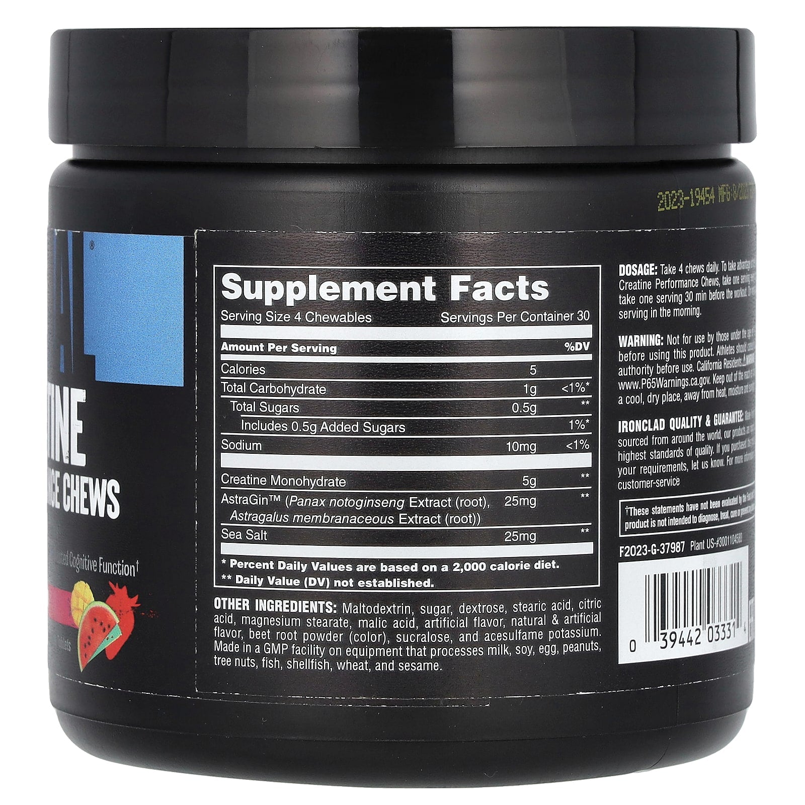 Boost Muscle Strength & Endurance with Animal Creatine Chews - Image 2