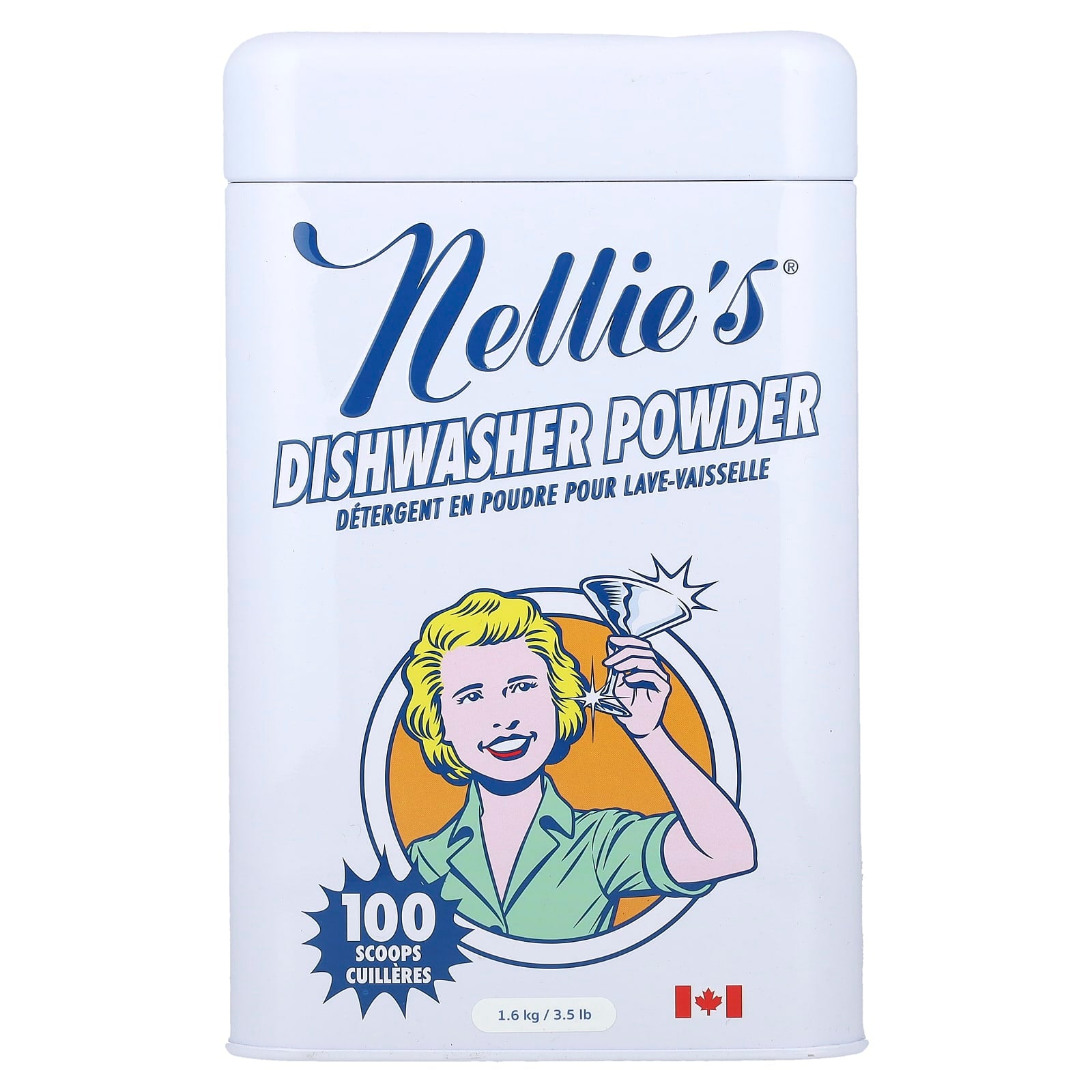 Nellie's, Dishwasher Powder, 3.5 lb (1.6 kg) - Image 1