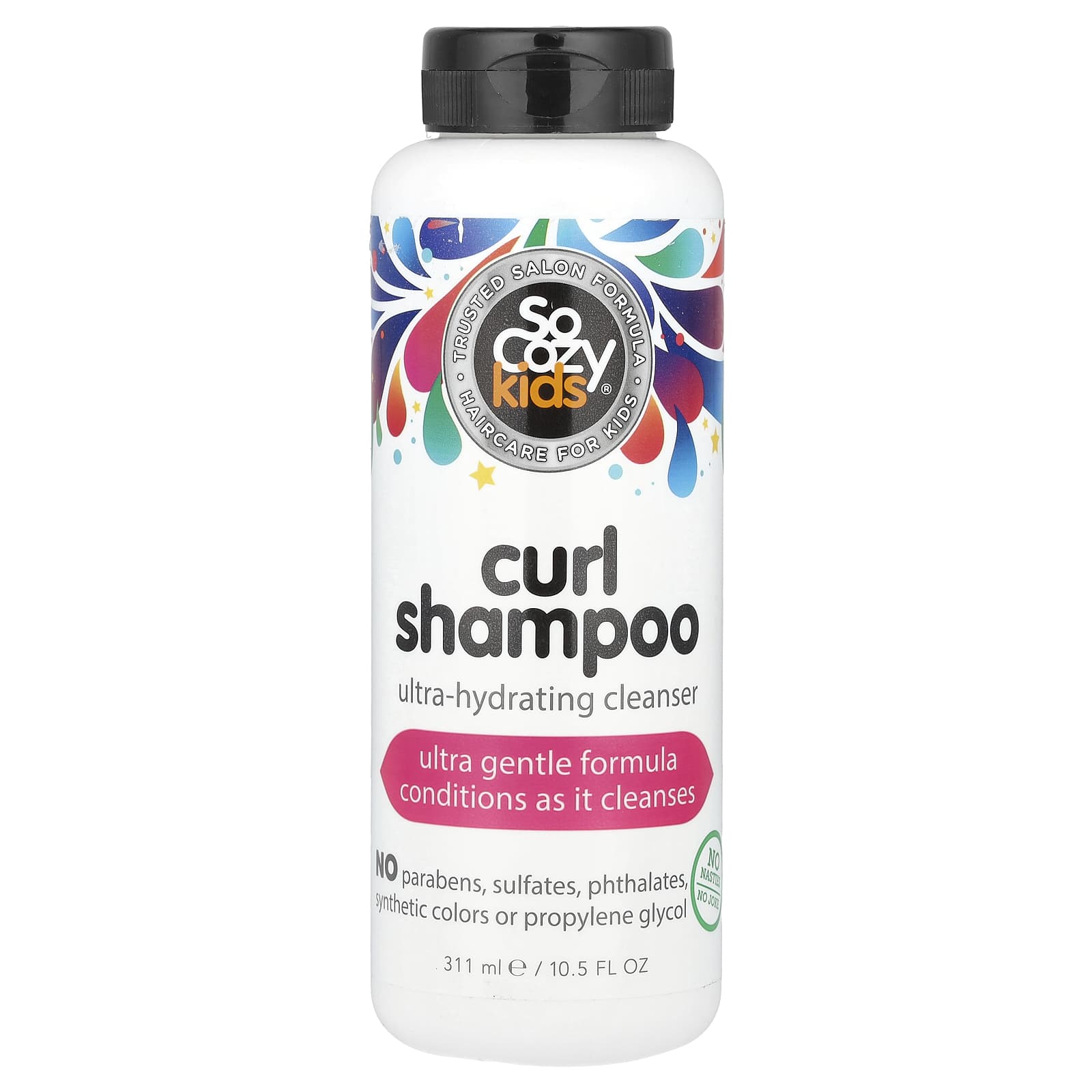SoCozy, Kids®, Curl Shampoo, Ultra-Hydrating Cleanser, 10.5 fl oz (311 ml) - Image 1