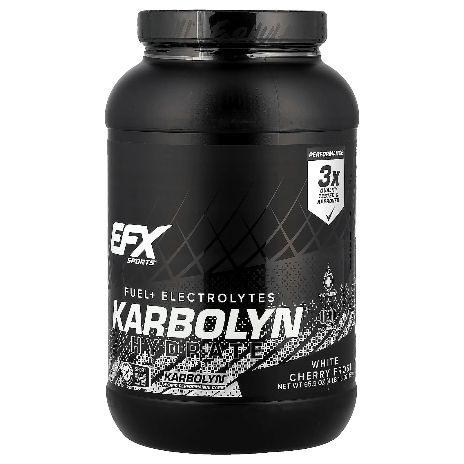 EFX Sports Karbolyn Hydrate White Cherry Frost Performance Fuel - Image 1