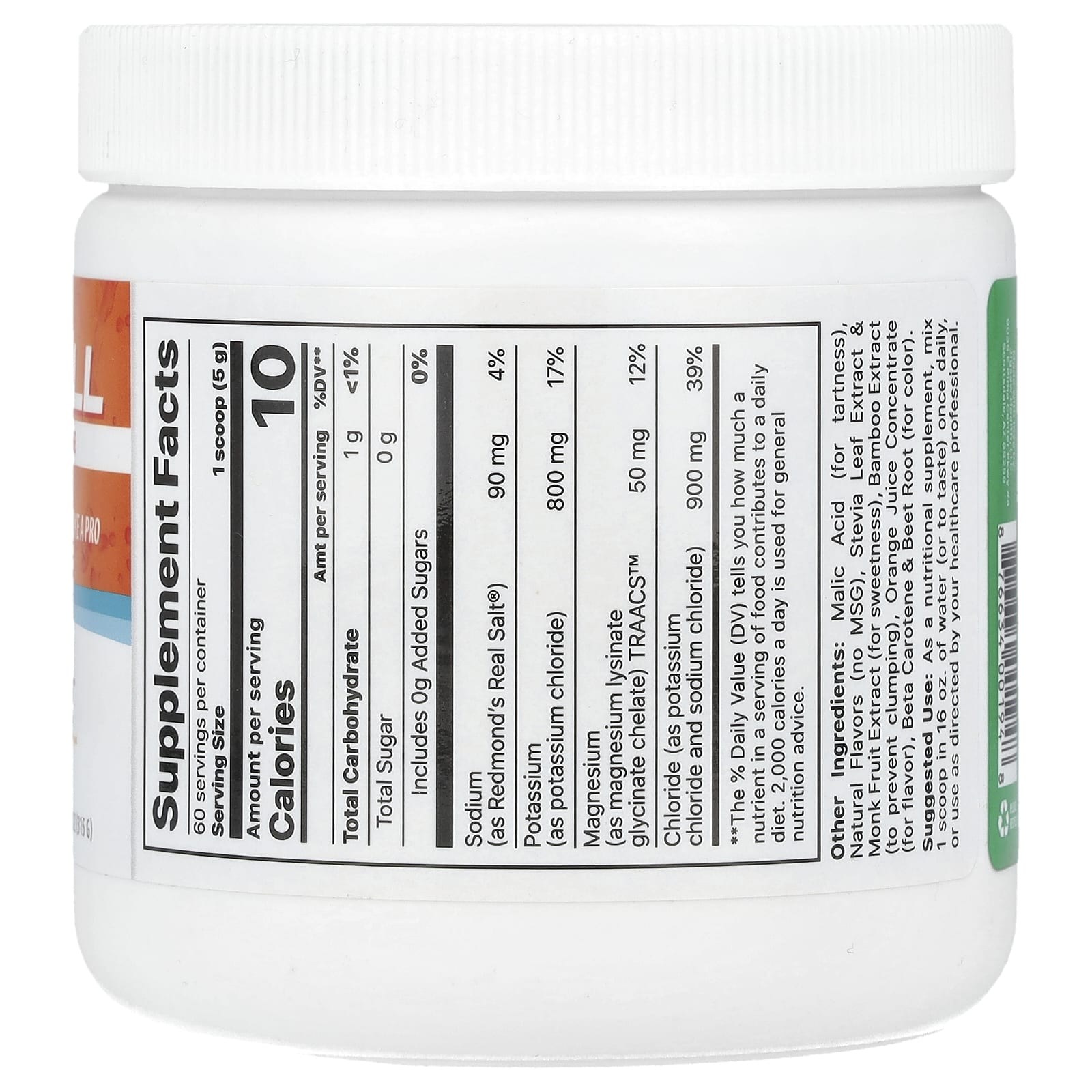 Jigsaw Health, Pickleball Cocktail®, Sugar-Free Electrolyte Drink Mix, Orange, 11.11 oz (315 g)