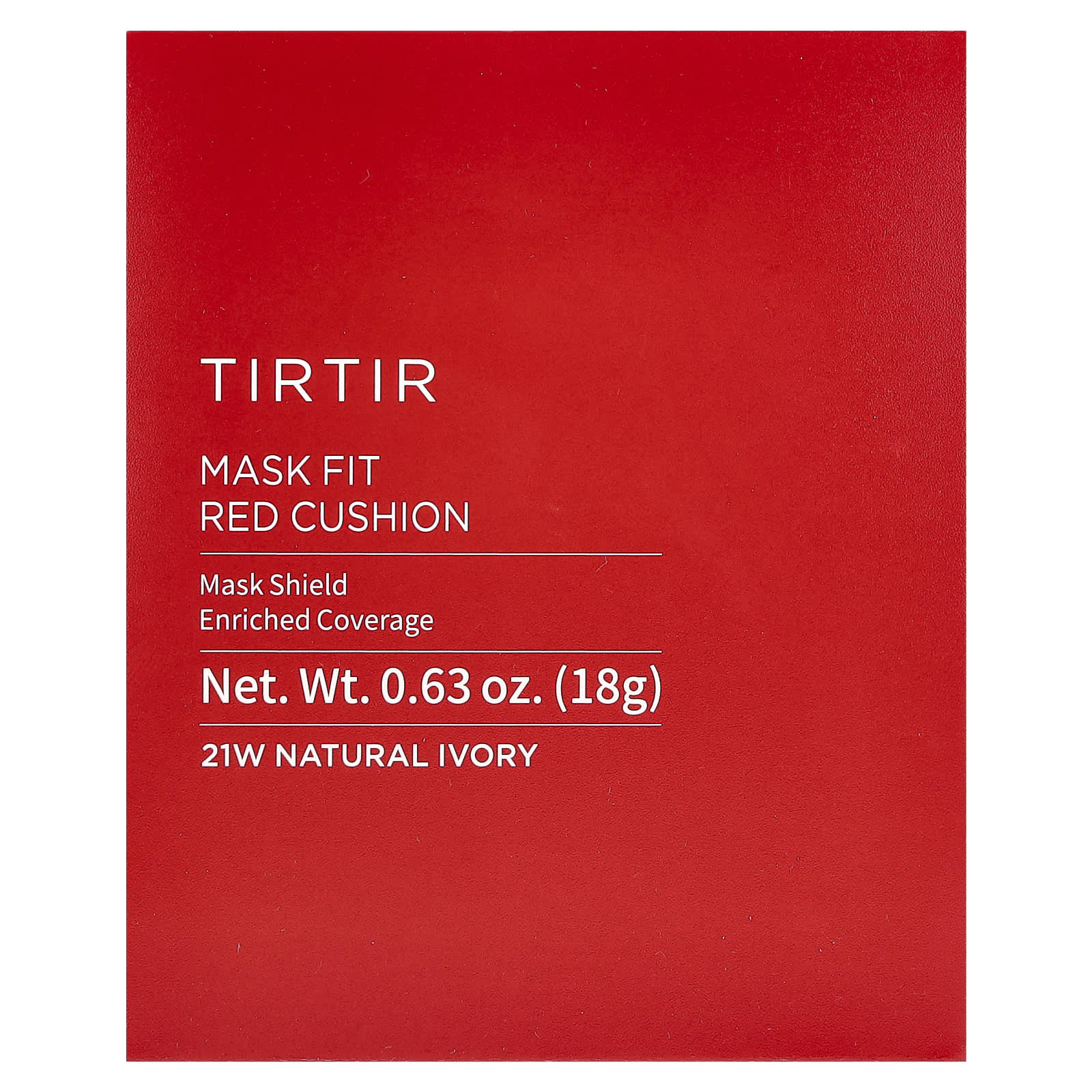 TIRTIR, Mask Fit Red Cushion, 21W Natural Ivory, 0.63 oz (18 g) - Image 2