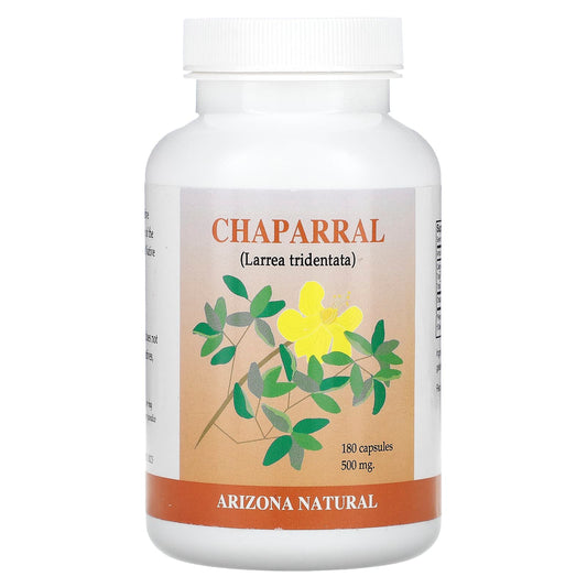 Chaparral Supplement for Liver Health - 180 Capsules by Arizona Natural - Image 1
