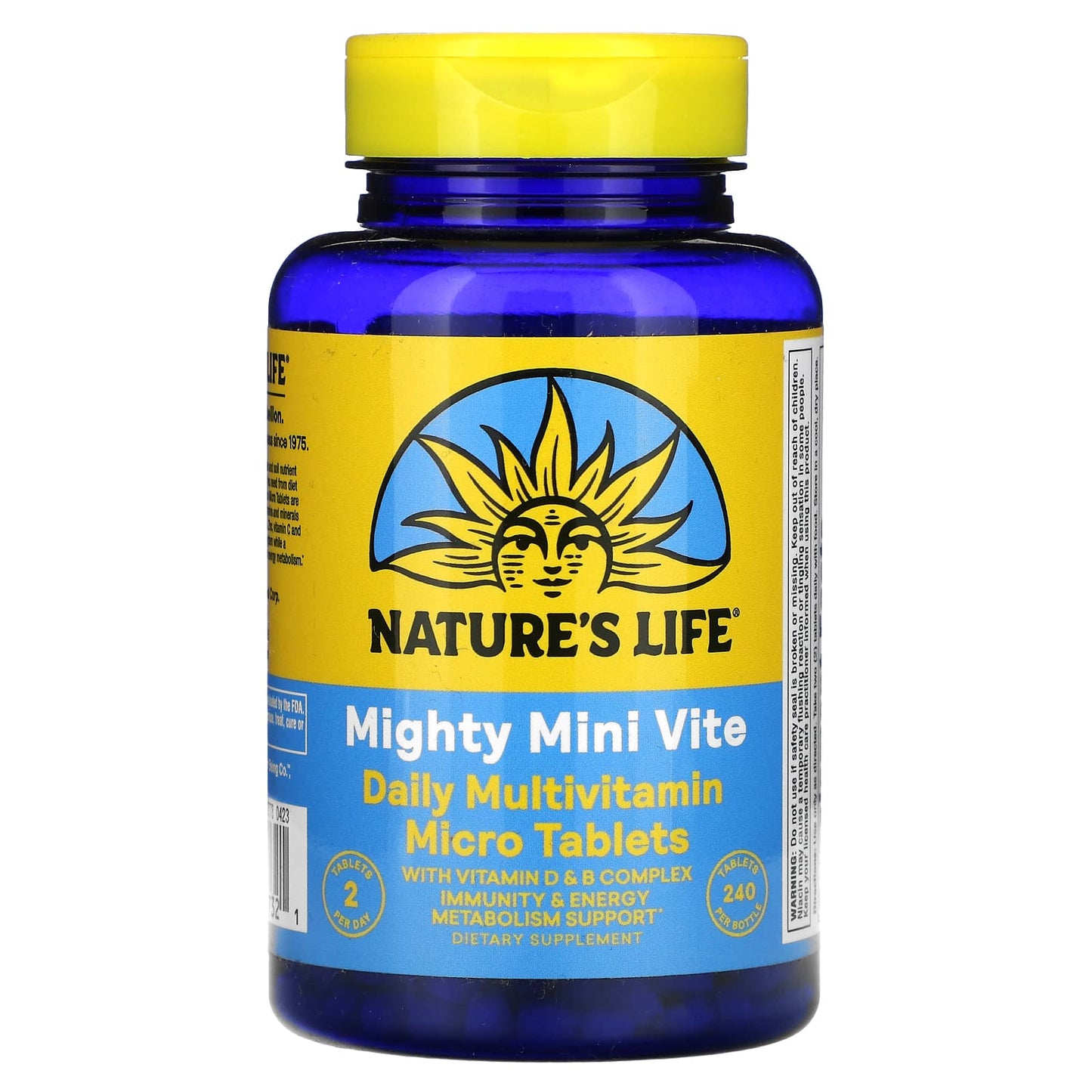Nature's Life, Mighty Mini Vite, Daily Multivitamin, 240 Micro Tablets - Image 1
