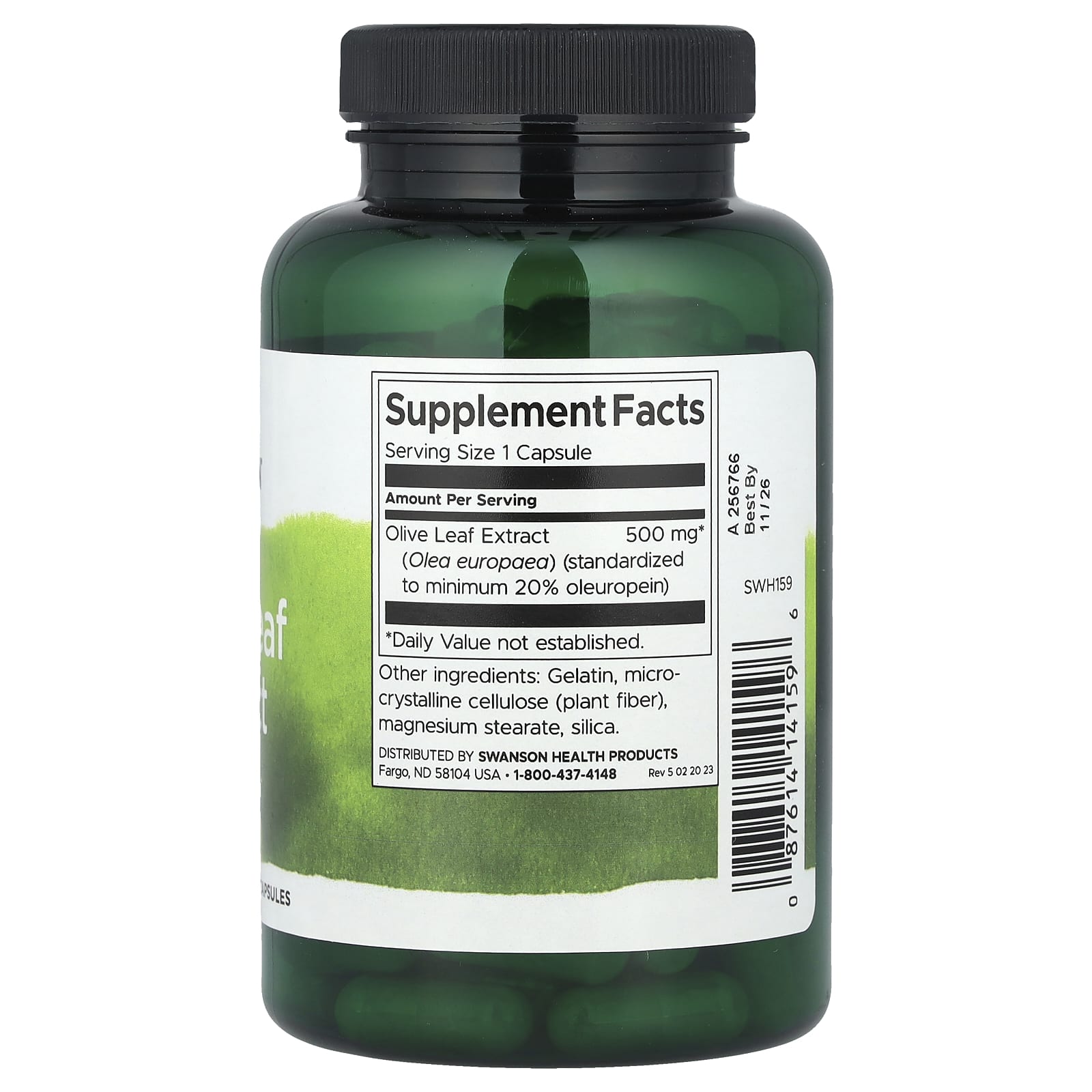 Swanson, Olive Leaf Extract, 500 mg, 120 Capsules