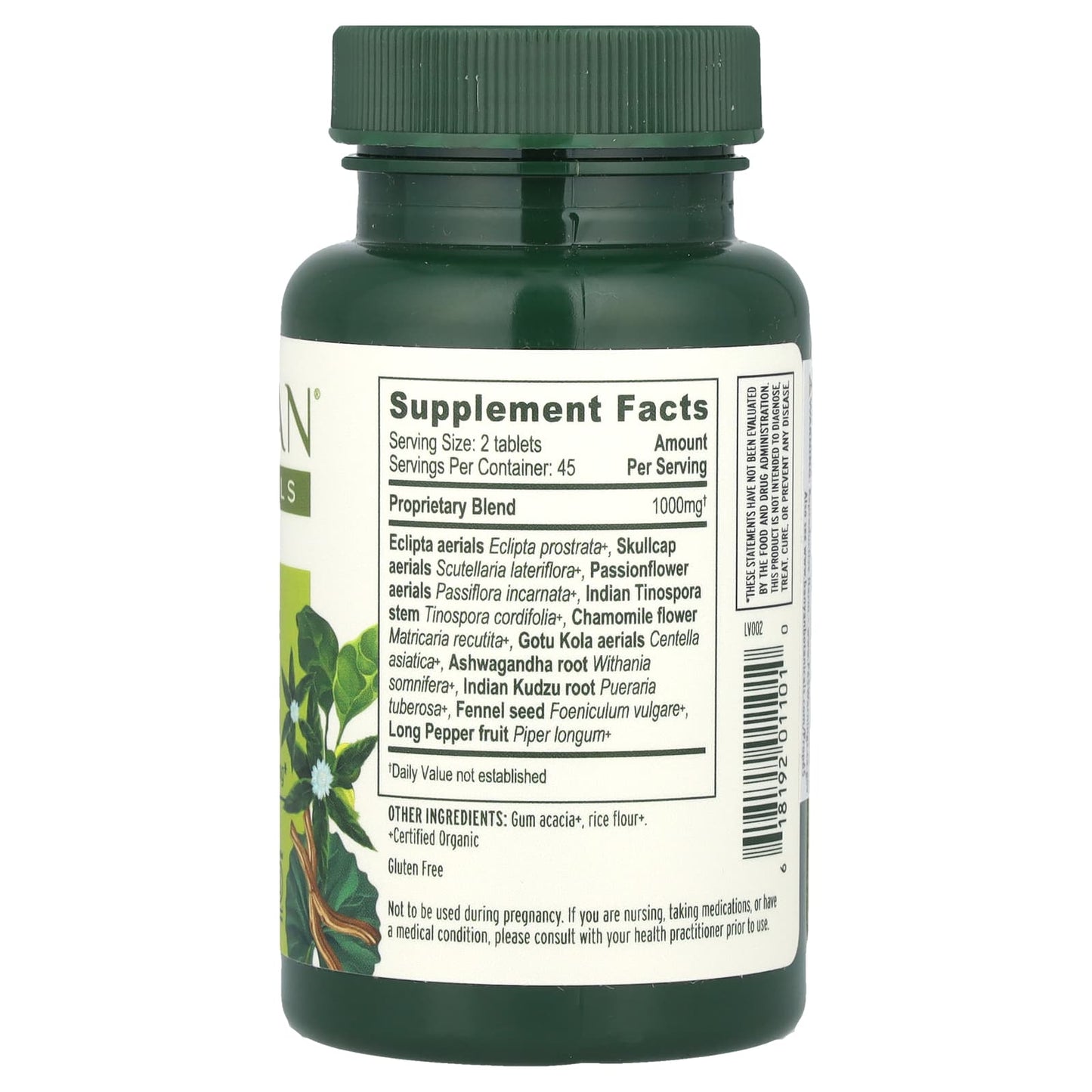 Banyan Botanicals Tranquil Mind, USDA Organic Mental Wellness Supplement - Image 2