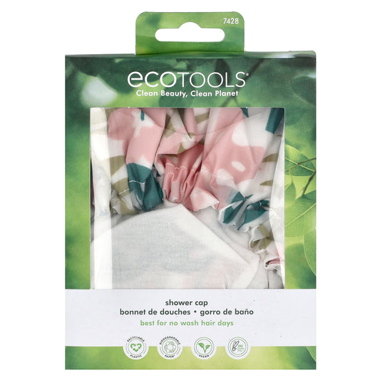 Eco-Friendly Shower Cap by EcoTools | Keep Hair Dry on No-Wash Days - Image 1