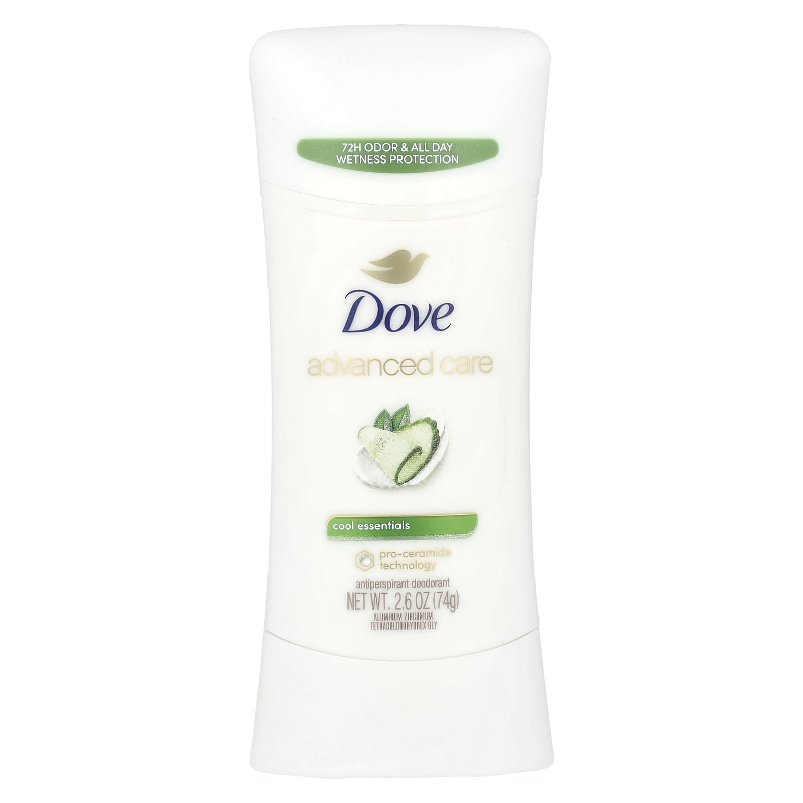 Dove Advanced Care Anti-Perspirant Deodorant, 2.6 oz, 72HR Protection - Image 1