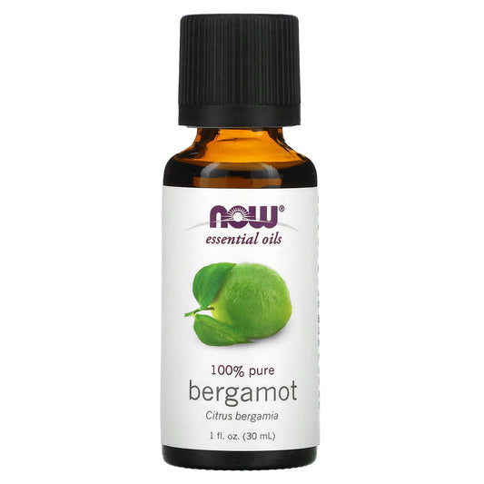 NOW Foods, Essential Oils, Bergamot, 1 fl oz (30 ml) - Image 1