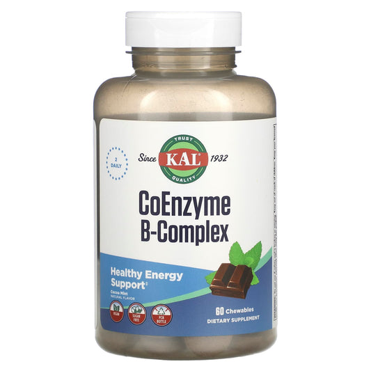 Vegan B-Complex Energy Support - Cocoa Mint Flavored Chewables - Image 1