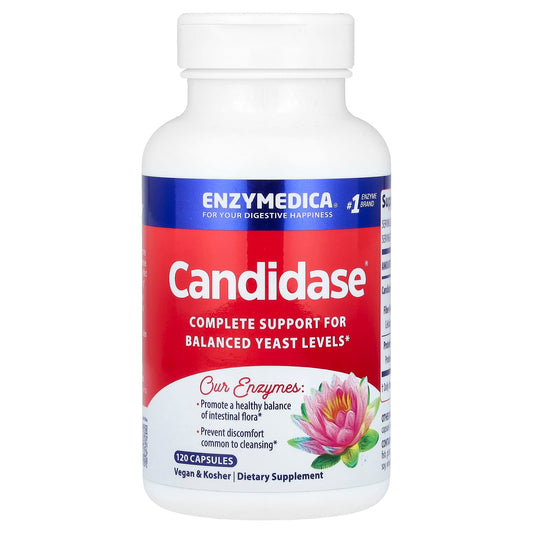 Candidase by Enzymedica - 120 Capsules for Digestive Balance - Image 1
