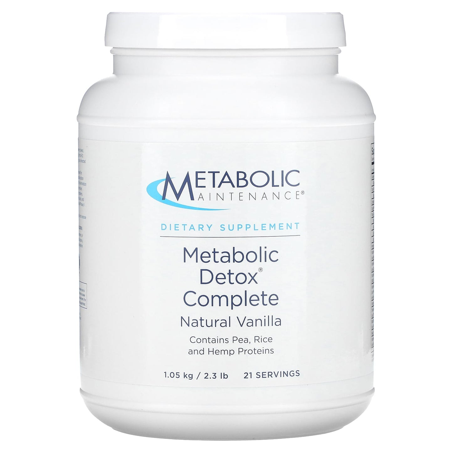 Metabolic Maintenance, Metabolic Detox Complete, Natural Vanilla, 2.3 lb (1.05 kg) - Image 1