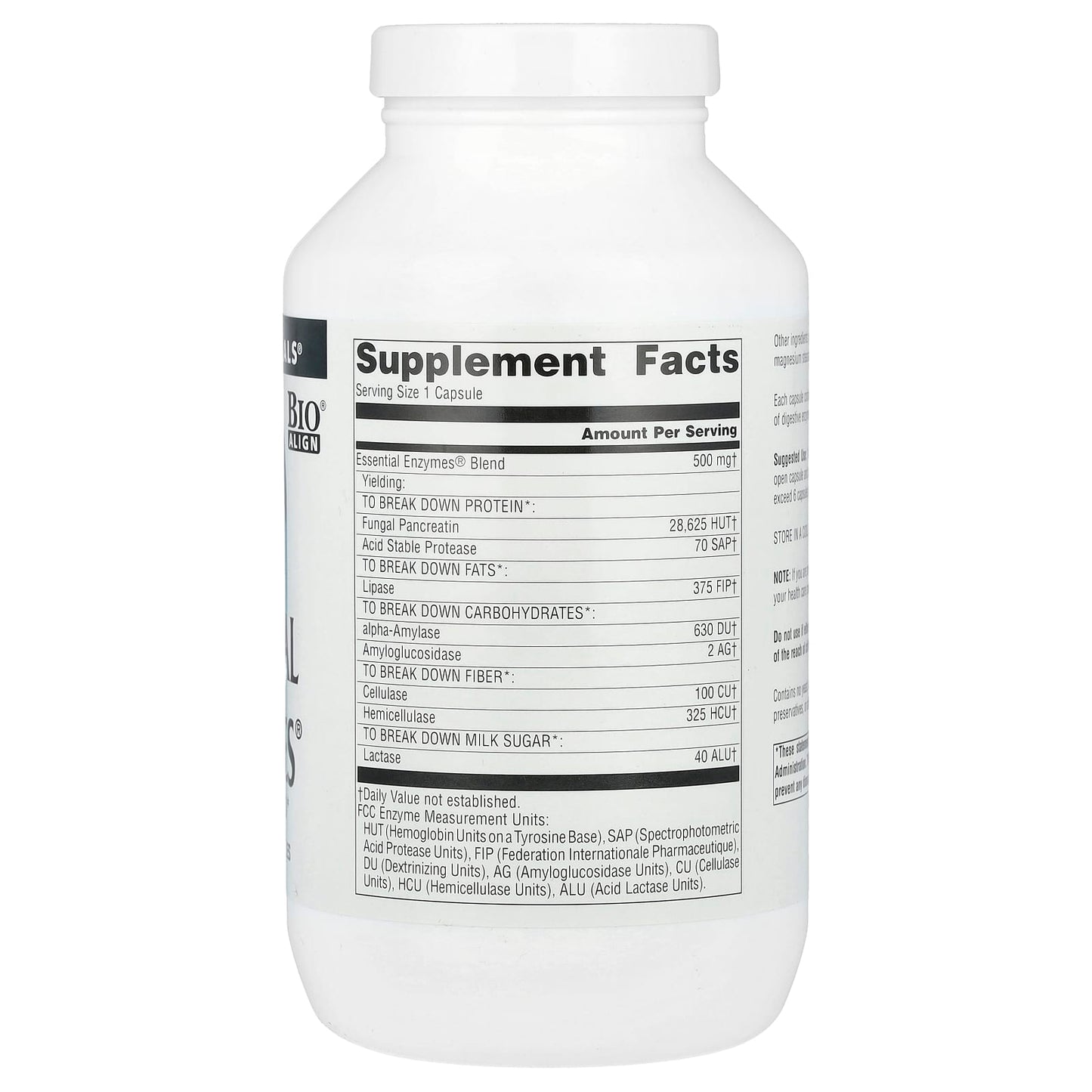 Source Naturals, Daily Essential Enzymes®, 500 mg, 360 Capsules - Image 2