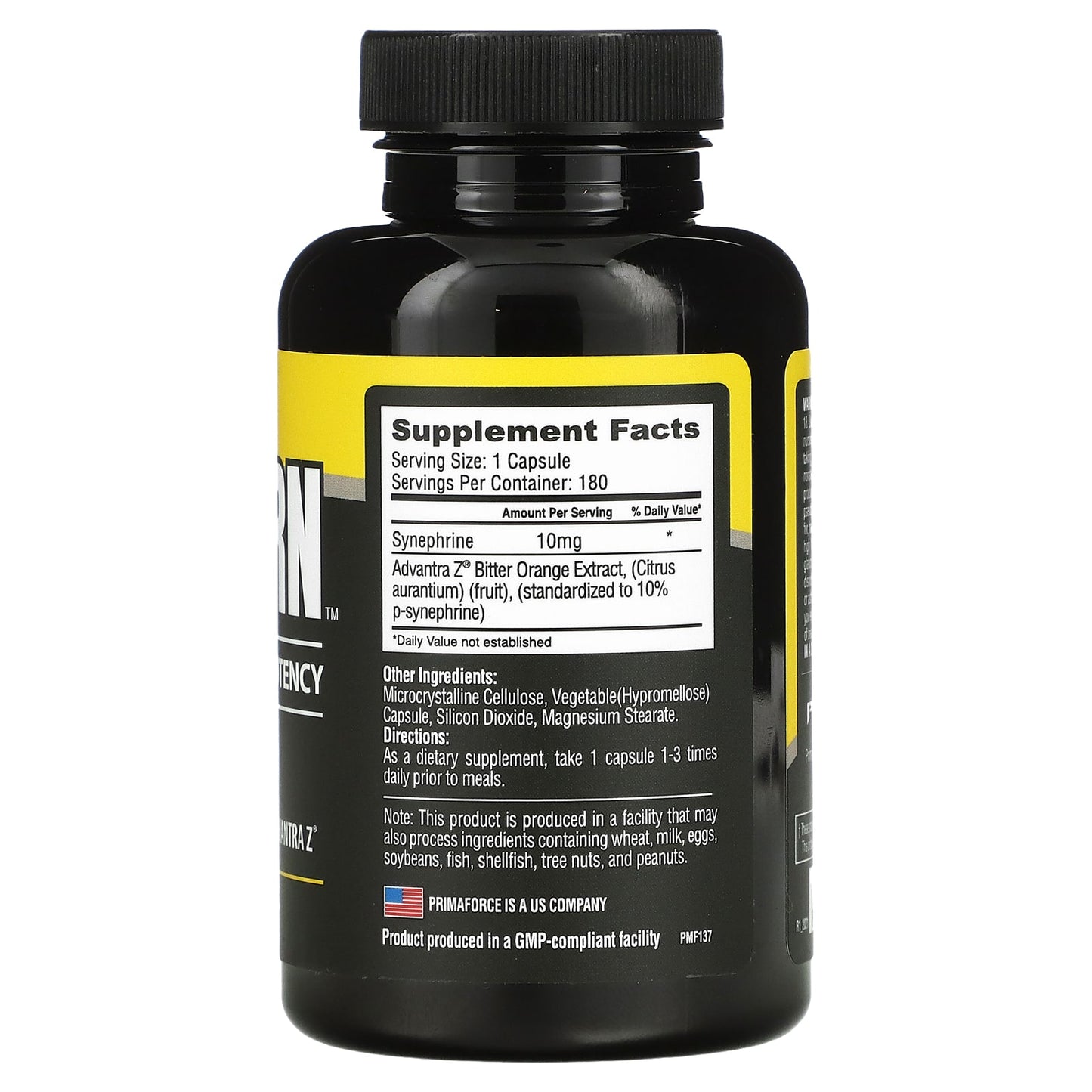 Primaforce, SYNEBURN™, 10 mg, 180 Capsules - Image 2