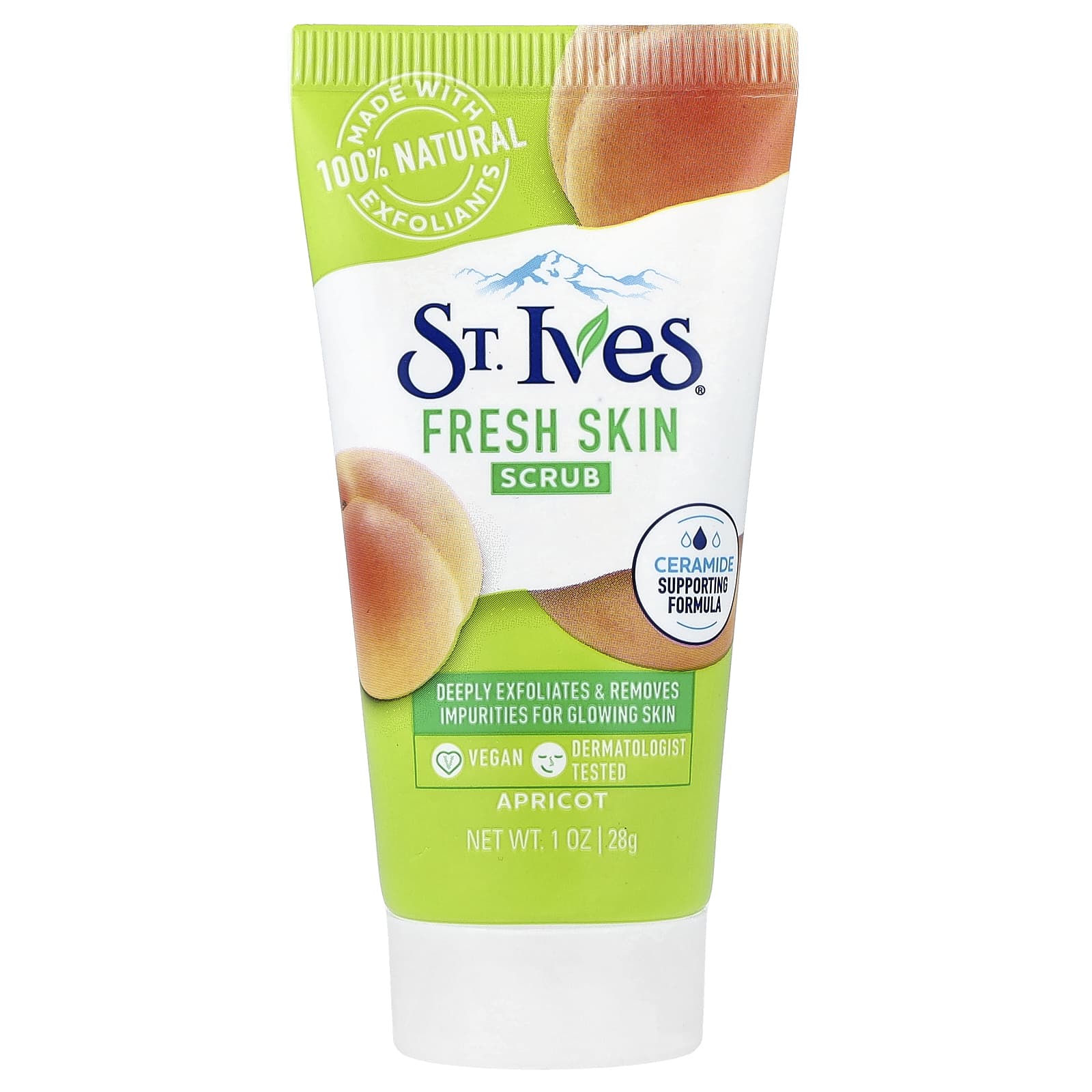 St. Ives, Fresh Skin Scrub, Apricot, 1 oz (28 g) - Image 1