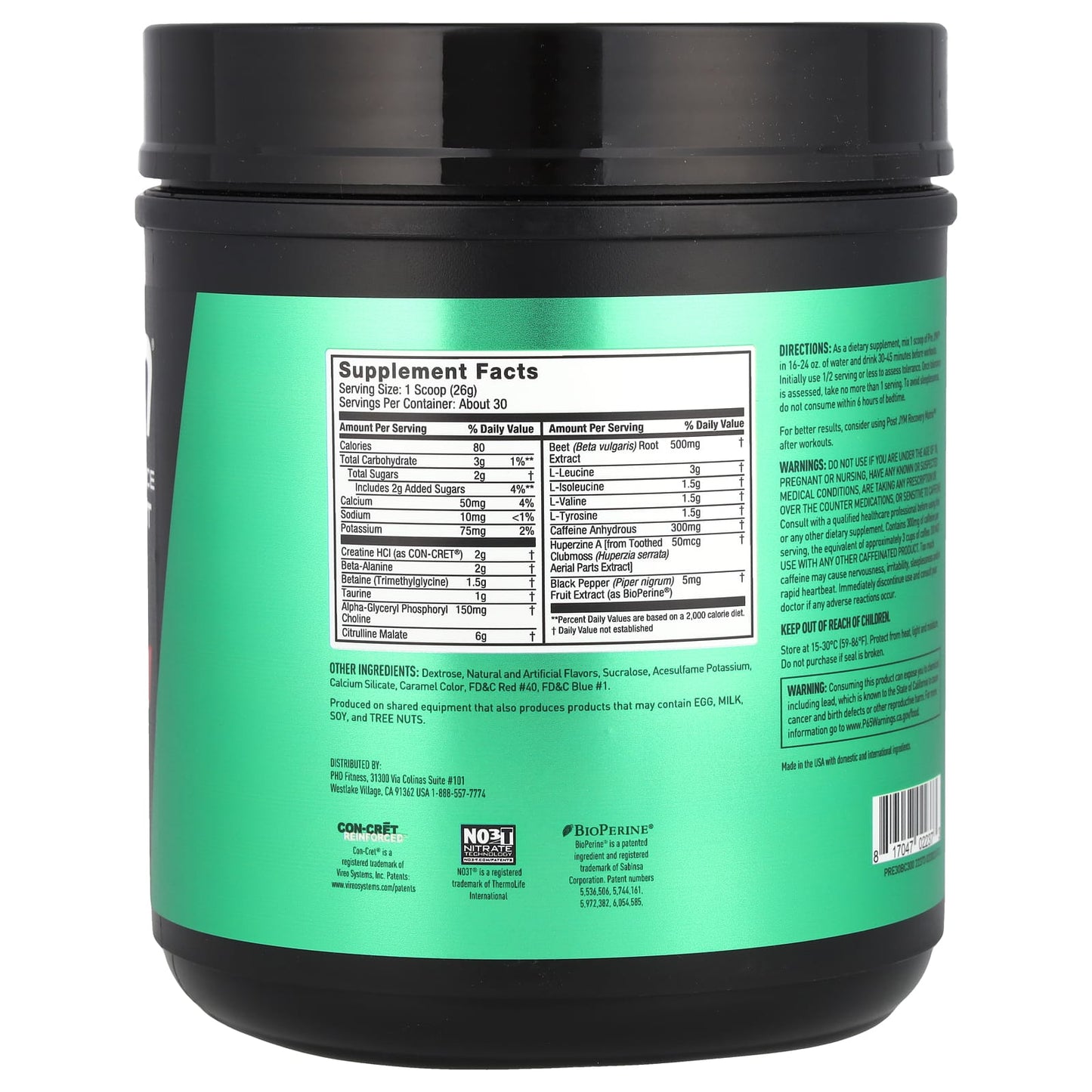Pre JYM High-Performance Pre-Workout Supplement by JYM Supplement Science - Image 2