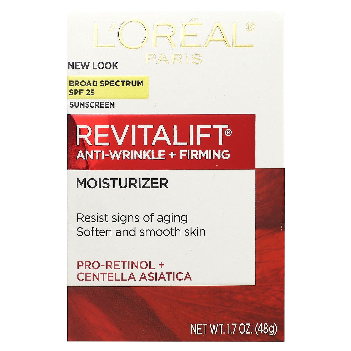 L'Oréal, Revitalift Anti Winkle + Firming, Moisturizer, SPF 25, 1.7 oz (48 g) - Image 2