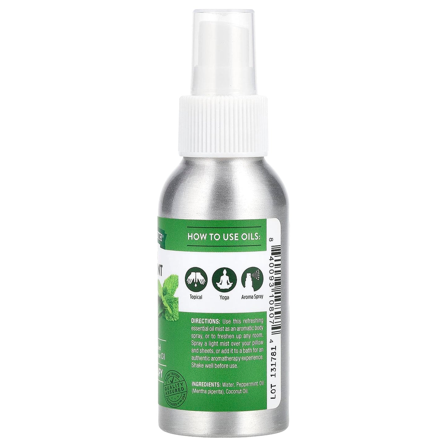 Nature's Truth, Essential Oil Topical Mist, Refreshing Peppermint, 2.4 fl oz (71 ml) - Image 2