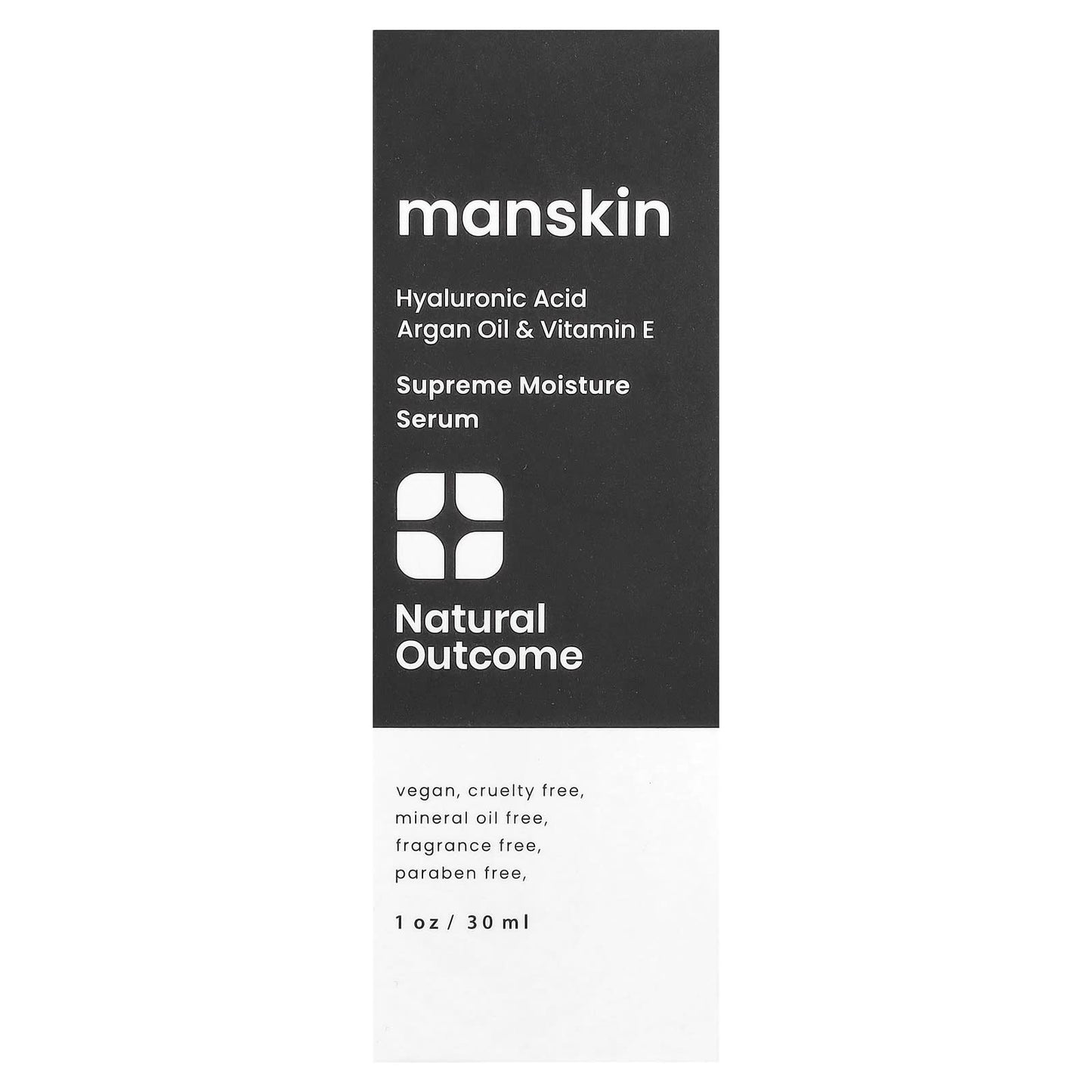 Natural Outcome, Man Skin, Supreme Moisture Serum, Fragrance Free, 1 oz (30 ml) - Image 2