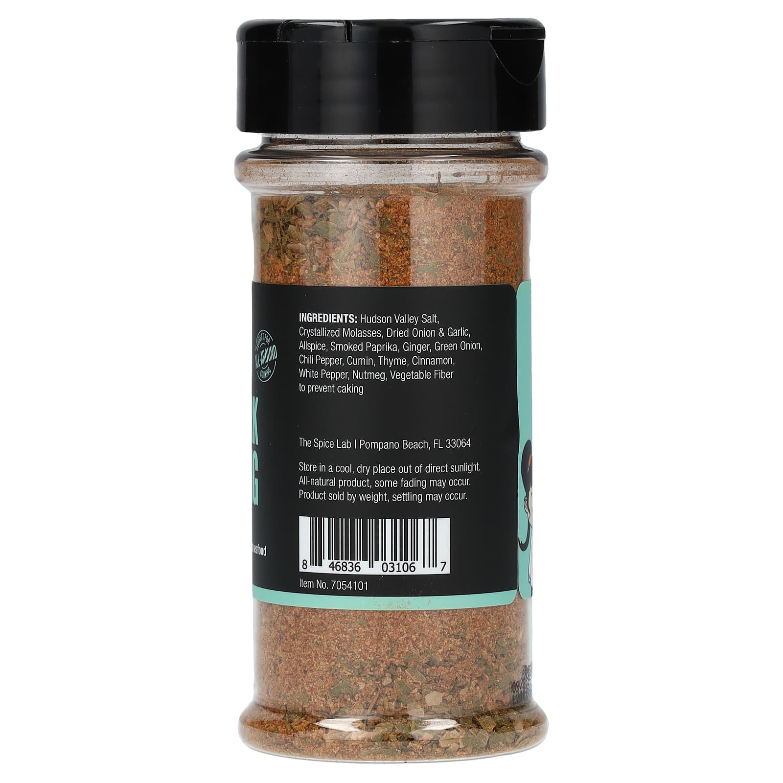 The Spice Lab, Island Jerk Seasoning, 4.4 oz (124 g) - Image 2