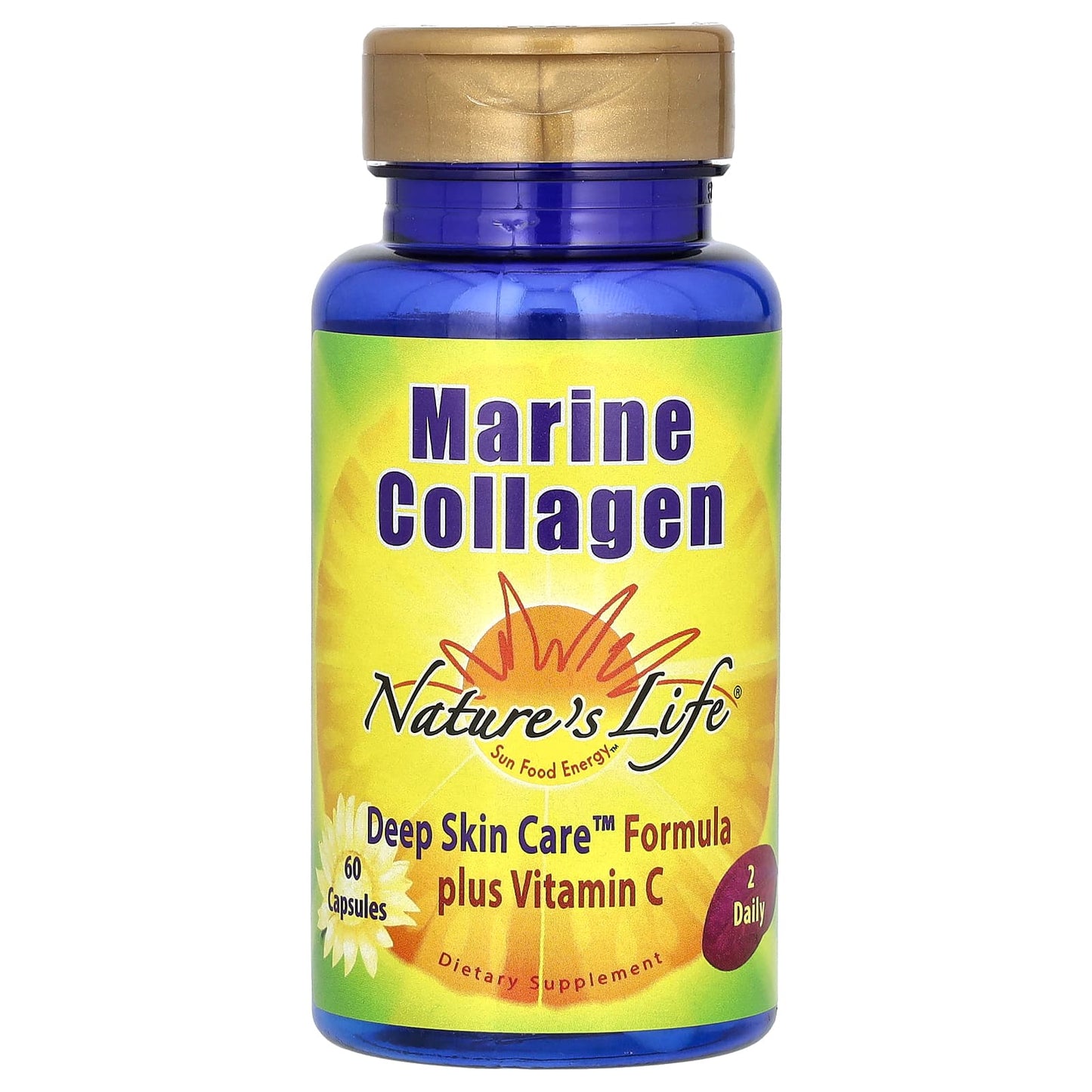 Nature's Life, Marine Collagen, 60 Capsules - Image 1