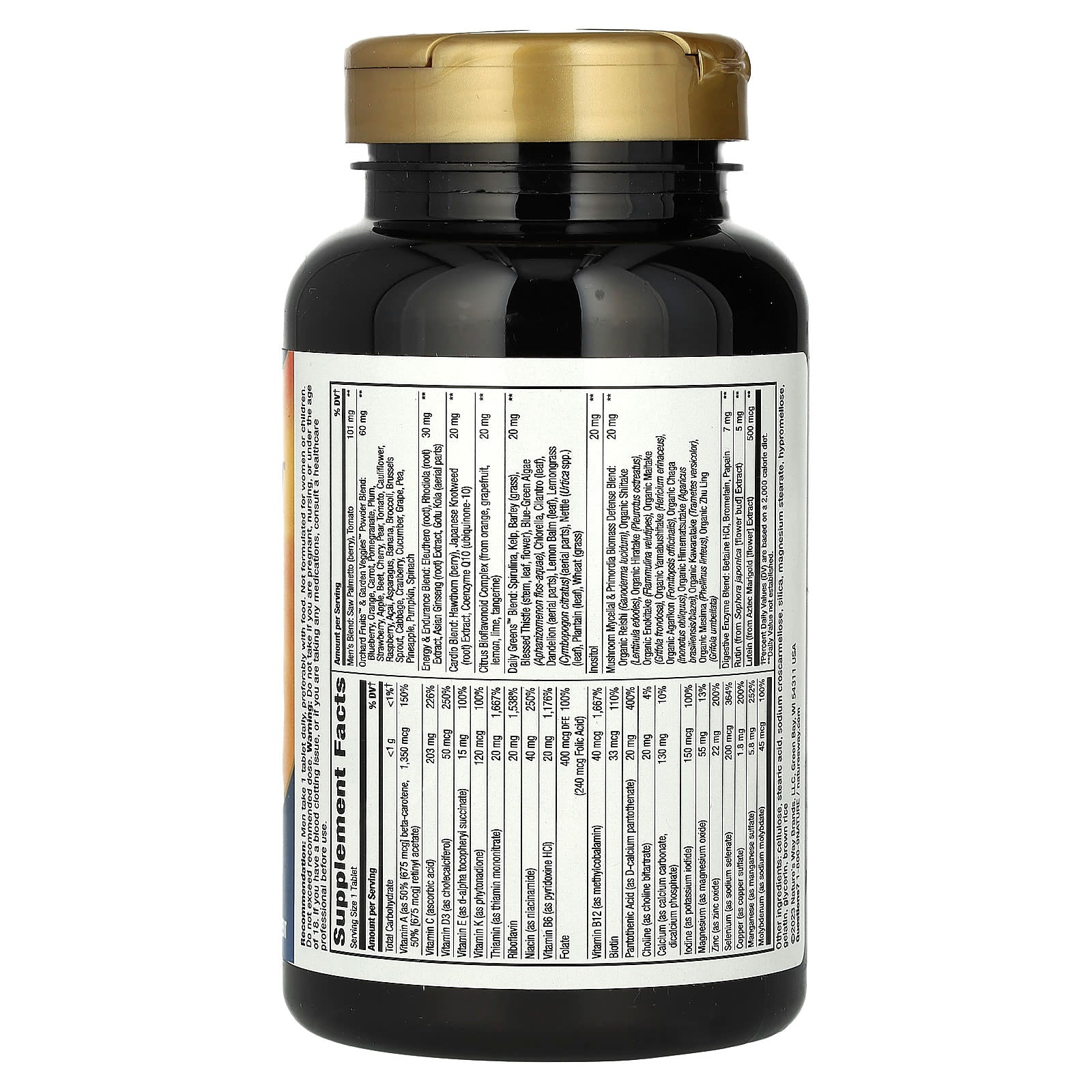 Nature's Way, Alive! Men's Ultra Multivitamin, 150 Tablets - Image 2