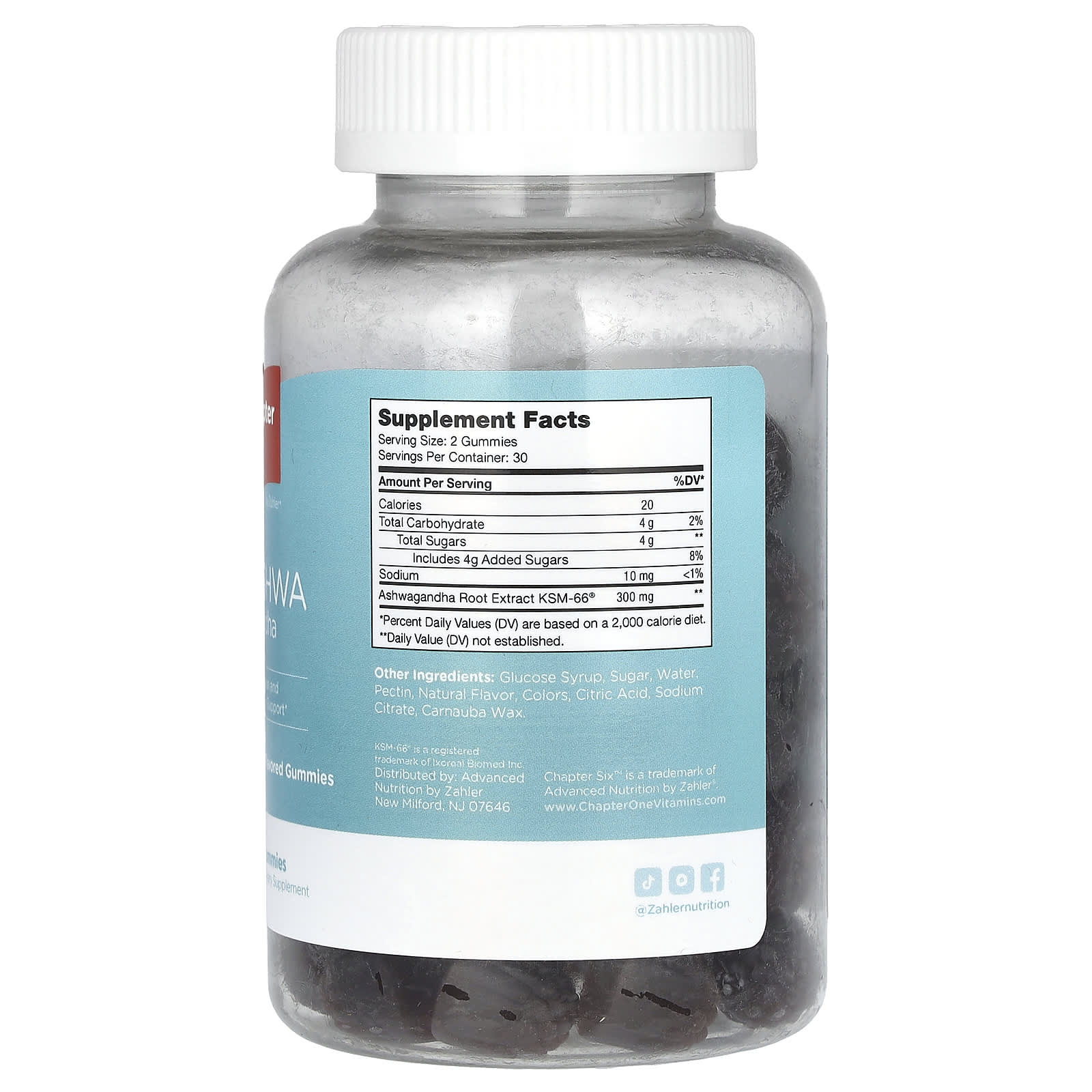 Ashwagandha Gummies for Relaxation & Calming Support by Chapter Six - Image 2