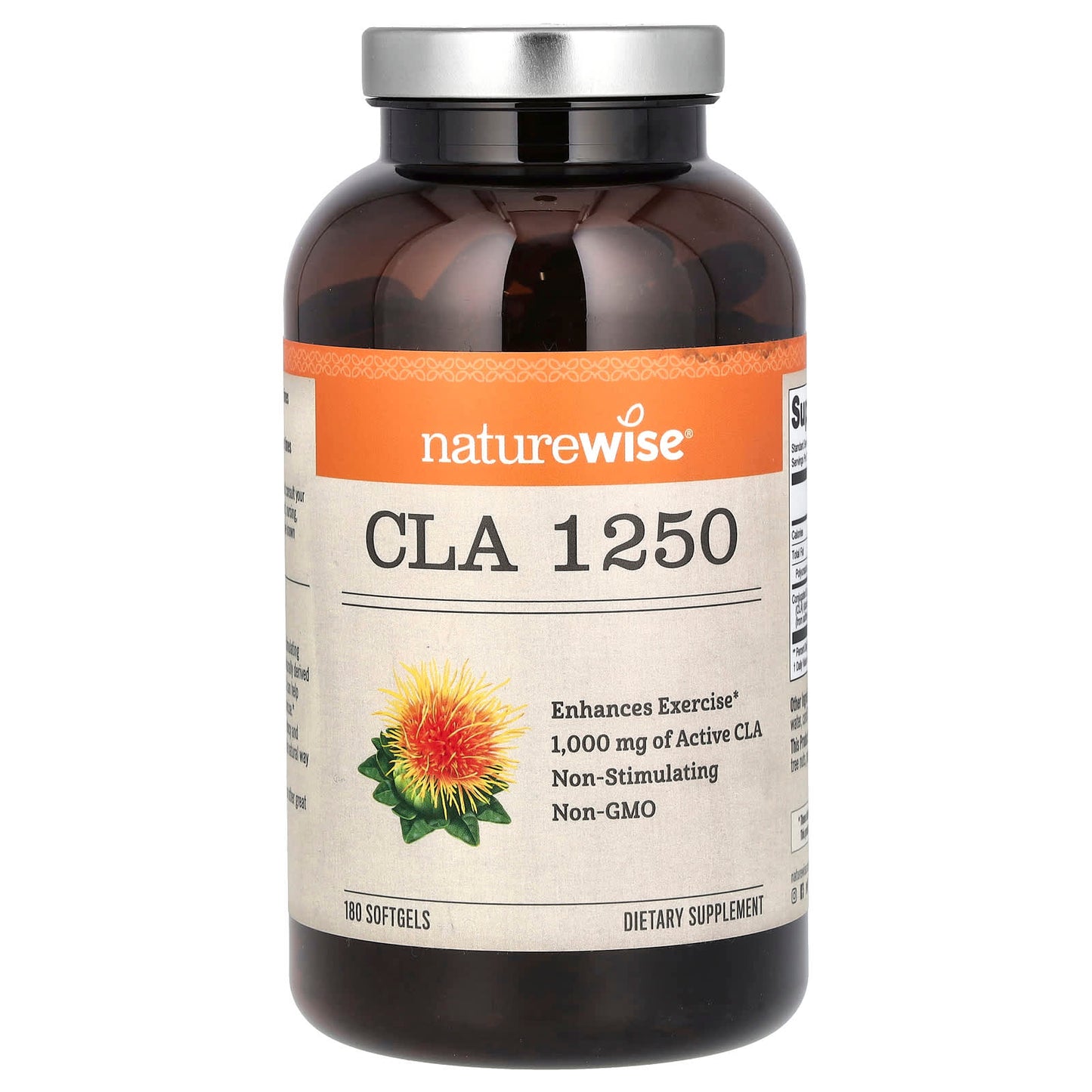 NatureWise, CLA 1250, 180 Softgels - Image 1