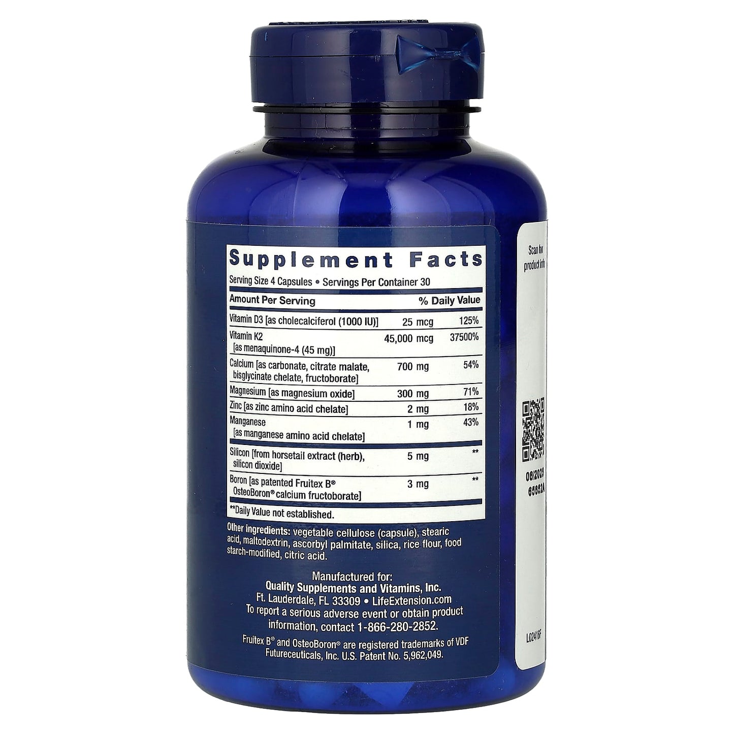 Life Extension, Bone Restore Elite, 120 Capsules - Image 2