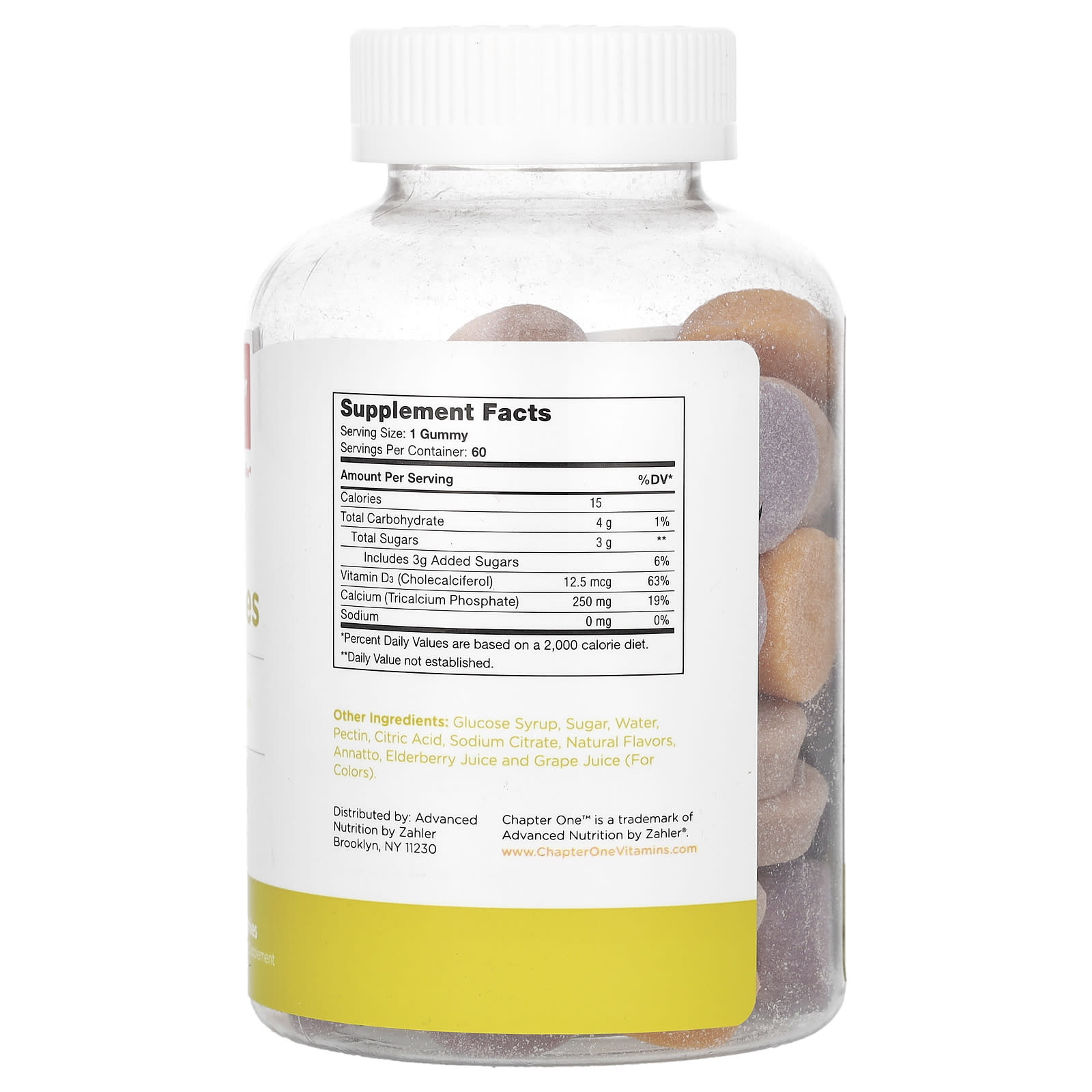 Chapter One B is for Bones Flavored Calcium Gummies for Strong Bones - Image 2