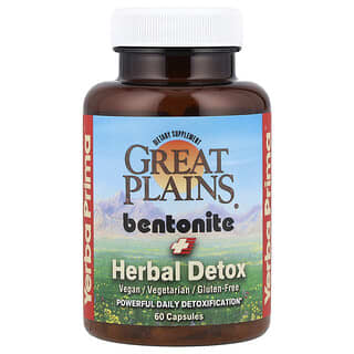 Detoxify Your Body with Yerba Prima's Bentonite + Herbal Detox Capsules