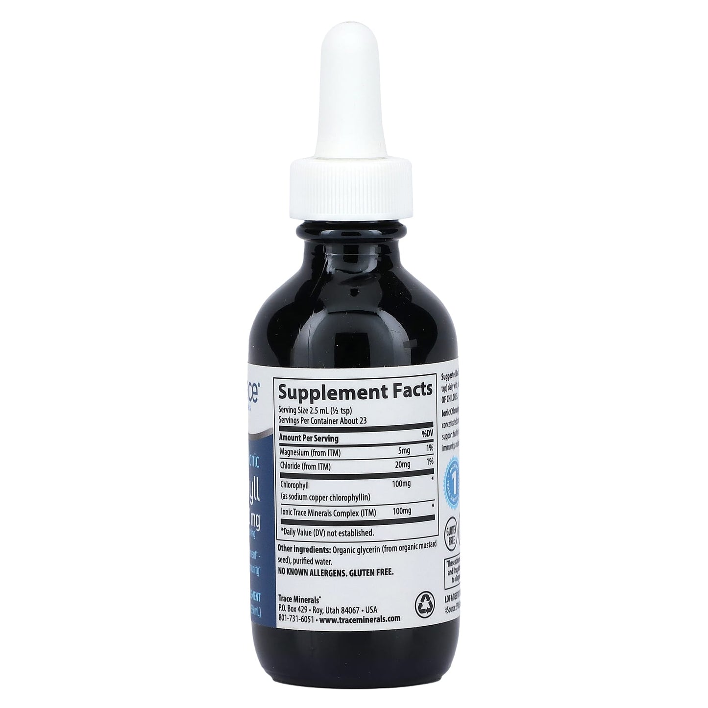 Trace, Ionic Chlorophyll, 100 mg, 2 fl oz (59 mL) - Image 2