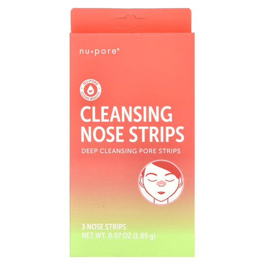 Nu-Pore, Cleansing Nose Strips, 3 Nose Strips, 0.07 oz (1.89 g) - Image 1