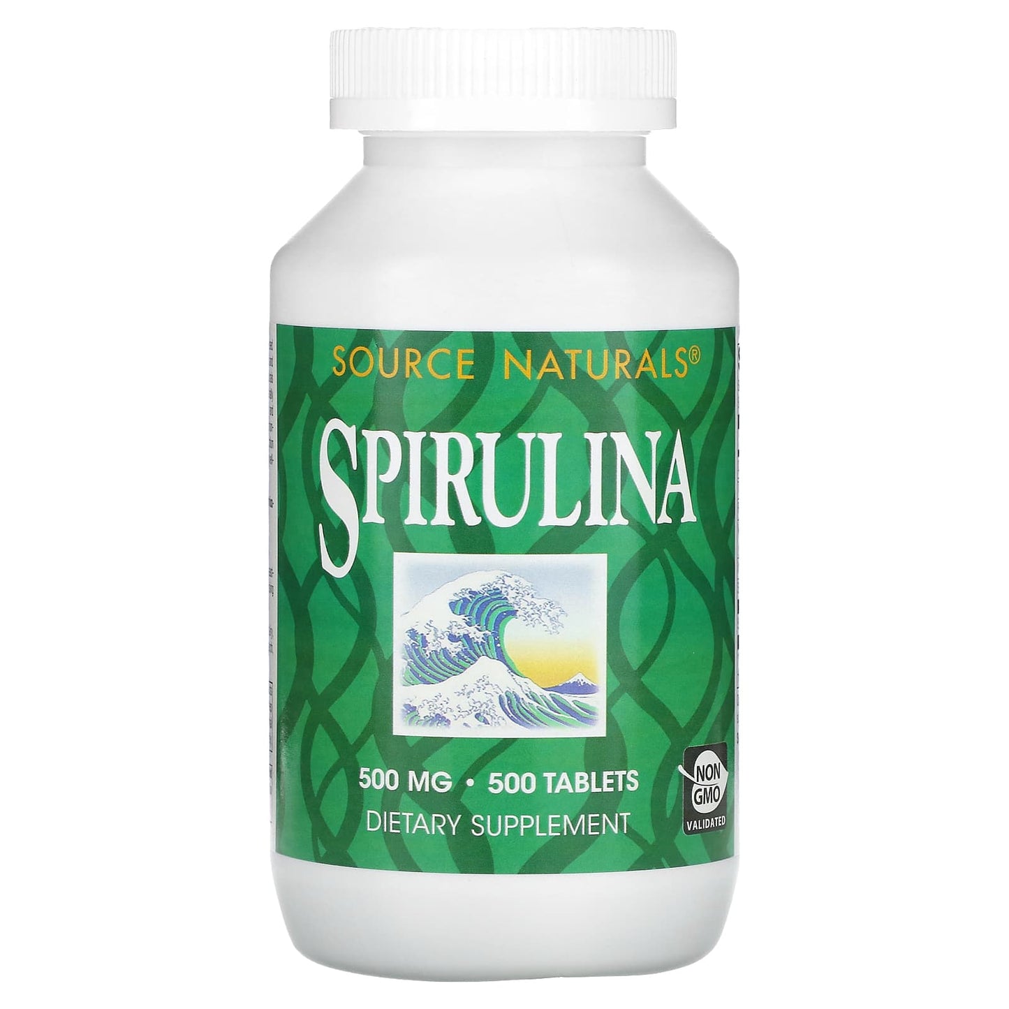 Source Naturals, Spirulina, 500 Tablets - Image 1